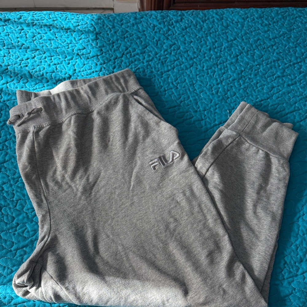 Fila Heather Gray Sweatpants
